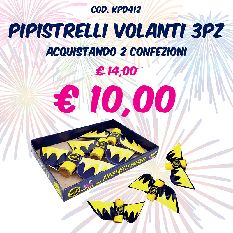 PIPISTRELLI VOLANTI 3PZ
