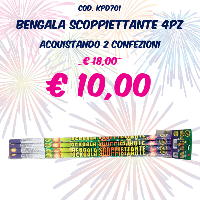 BENGALA SCOPPIETTANTE 4PZ